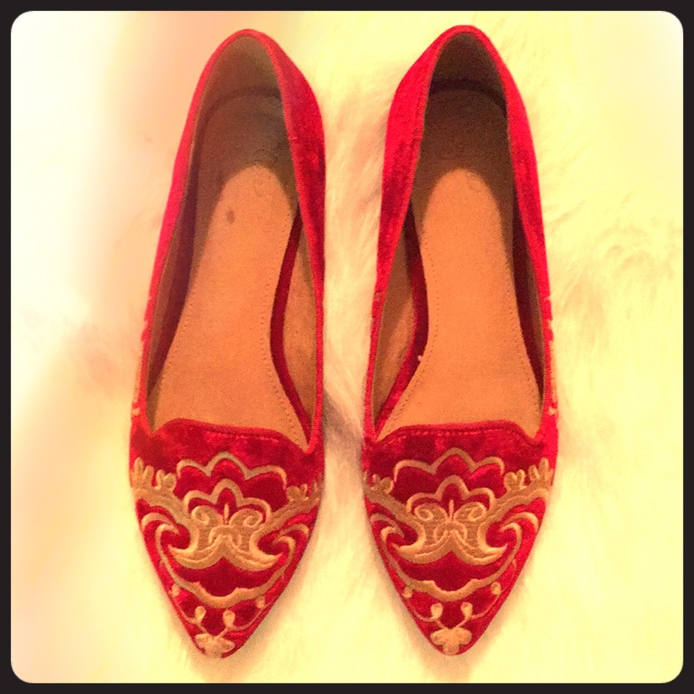 Joie Sabina Ruby-Gold flat